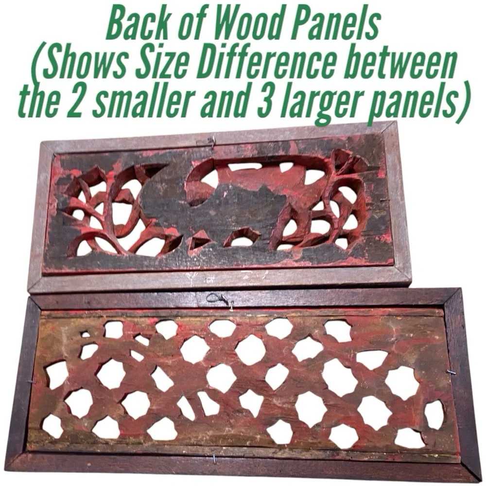 VTG Thailand - Hand-Crafted Wood Panels 1980’s